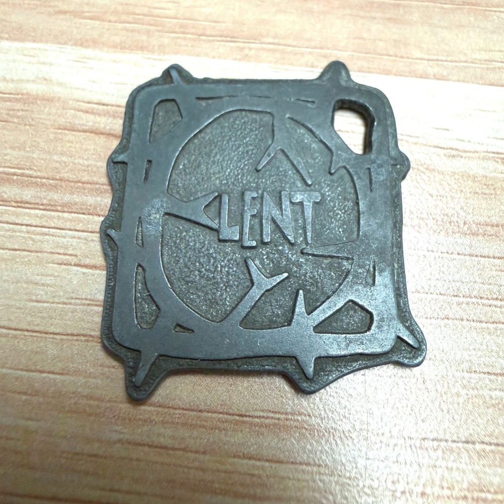 Lent Jesus Isaiah 53:5 Christian Prayer Pocket Token Religious Faith Cross